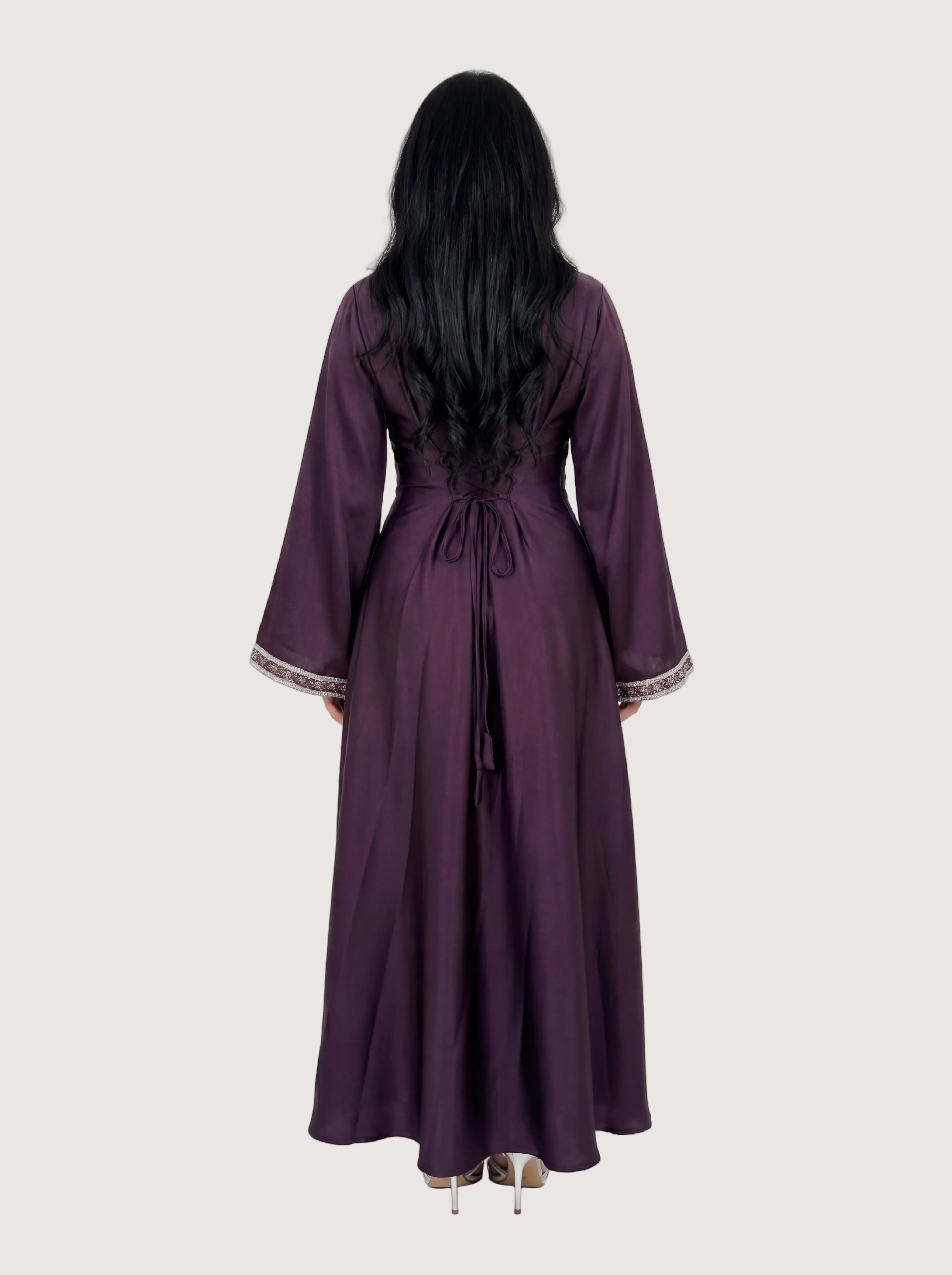 Premium Amira Dress - Plum