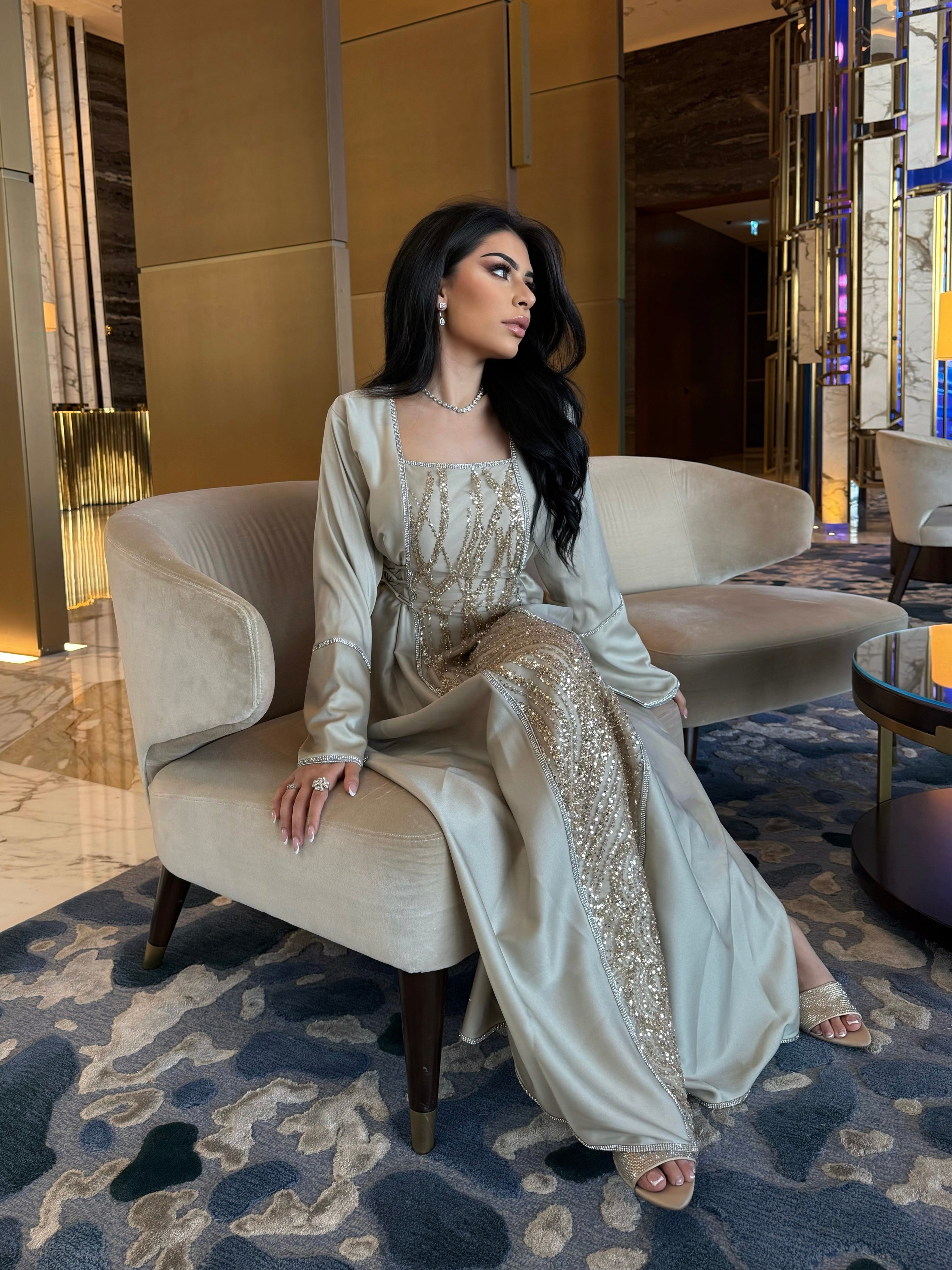 Premium Royale Dress - Gold
