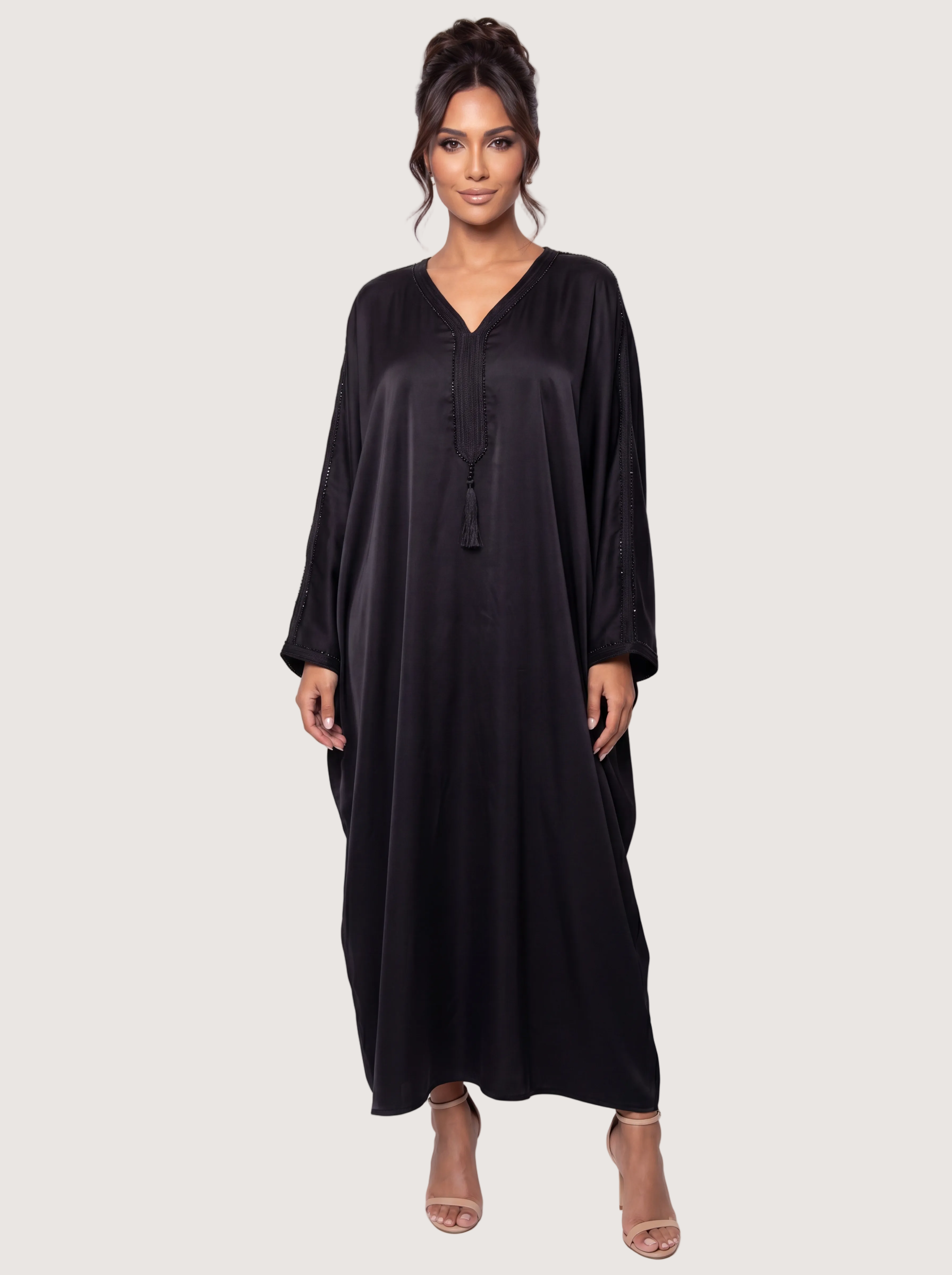 Butterfly Jalabyia - Black